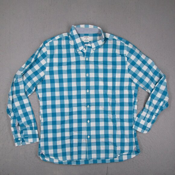 Bonobos Other - Bonobos Shirt Mens XL Slim Fit Blue Check Long Sleeve Button Up Casual Work